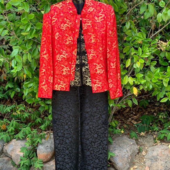 HOST PICK! Chinese Dragon Custom Made Jacket EUC - Picture 8 of 8